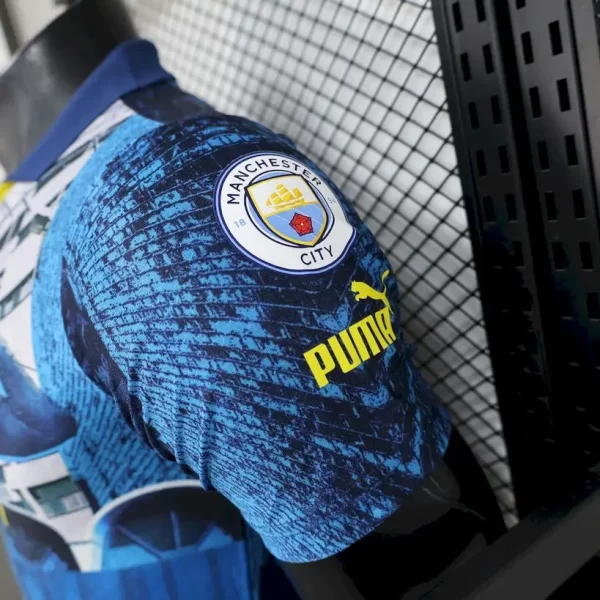 Manchester City 2025-26 Blue Special Edition Jersey Player Version - Image 4