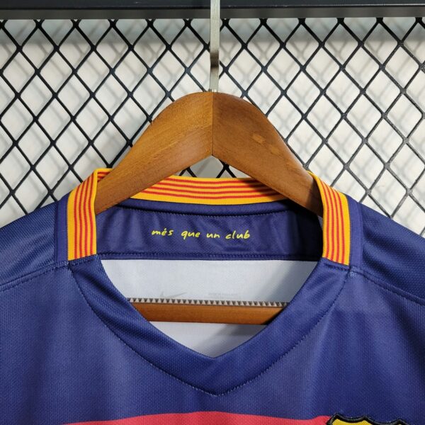 Barcelona 2015-16 Home Retro Jersey - Image 5