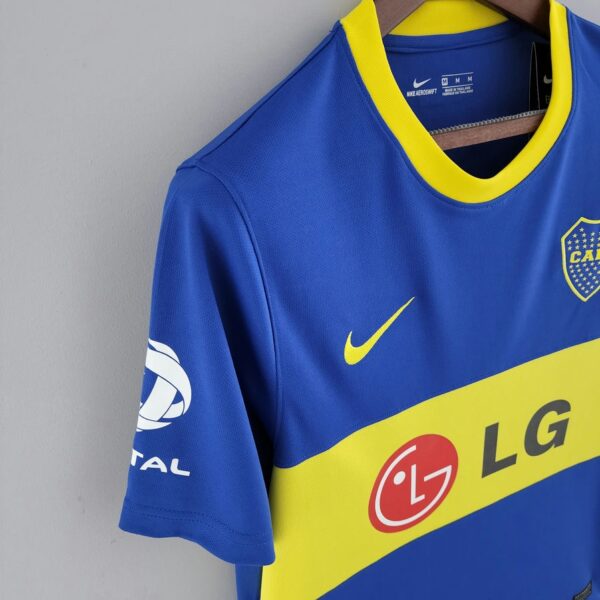 Boca Juniors 2010-11 Home Retro Jersey - Image 5