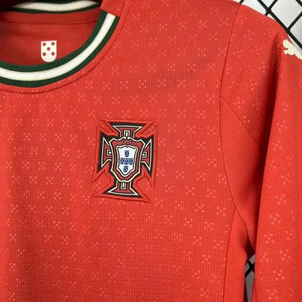 Portugal 2025-26 Home Long Sleeves Kids Kit - Image 5