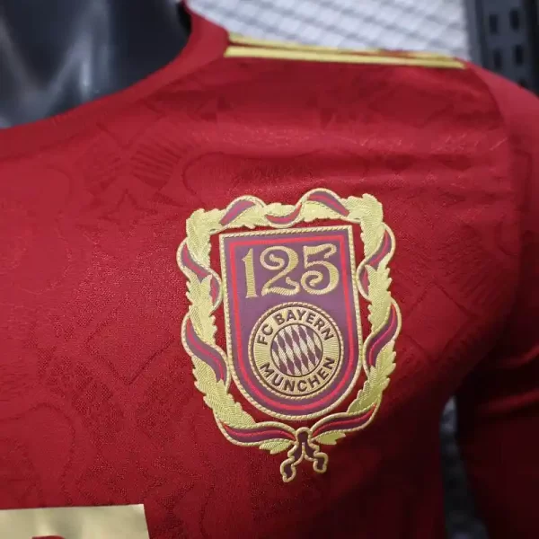 Bayern Munich 2025-26 125th Anniversary Jersey Long Sleeve Player Version - Image 5