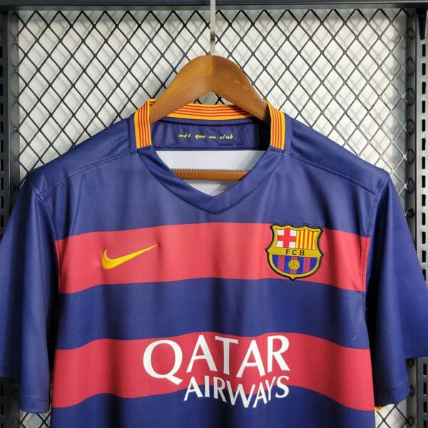 Barcelona 2015-16 Home Retro Jersey - Image 6