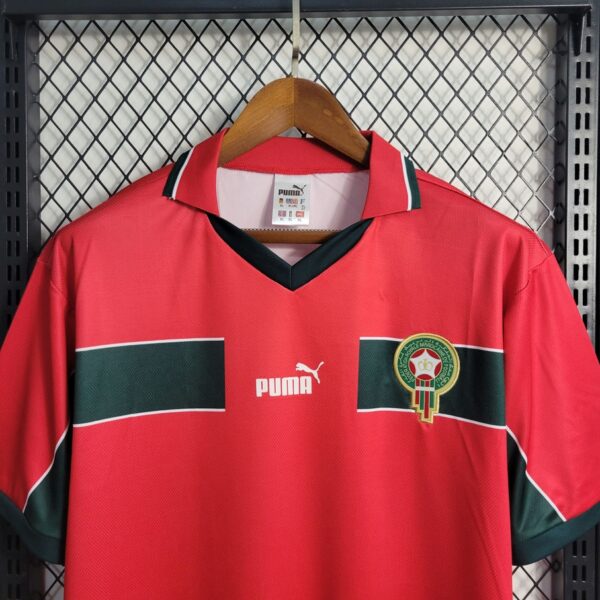 Morocco 1998-99 Three-Passenger Retro Jersey - Image 6