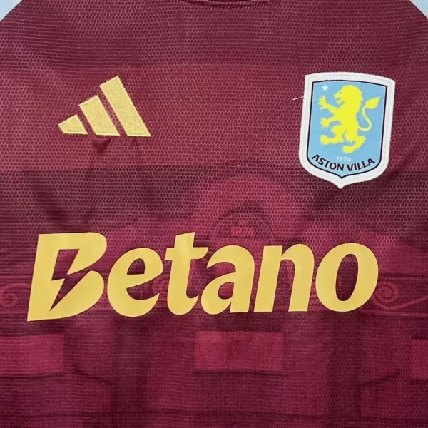 Aston Villa 2025-26 Home Jersey Fan Version - Image 6