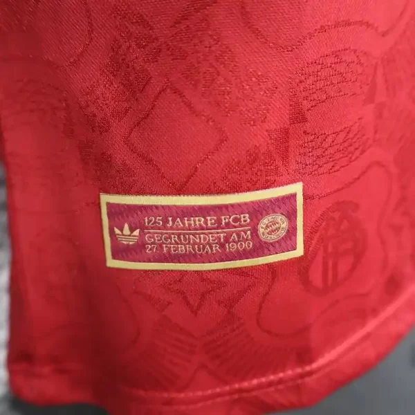 Bayern Munich 2025-26 125th Anniversary Jersey Long Sleeve Player Version - Image 6
