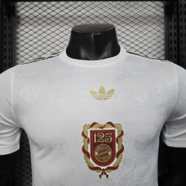 Bayern Munich 2025-26 125th Anniversary Jersey Player Version - White - Image 6