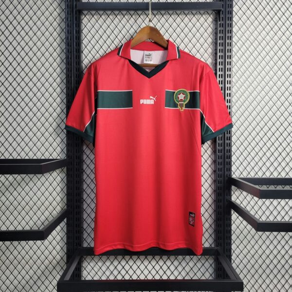 Morocco 1998-99 Three-Passenger Retro Jersey - Image 7