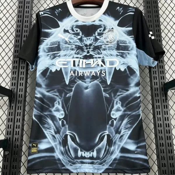 Manchester City 2025-26 Black and Blue Concept Jersey Fan Version - Image 7