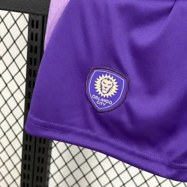 Orlando City 2025-26 Home Kids Kit - Image 7