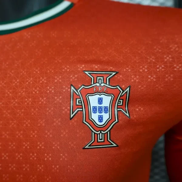 Portugal 2025-26 Home Long Sleeves Jersey Player Version - Image 8