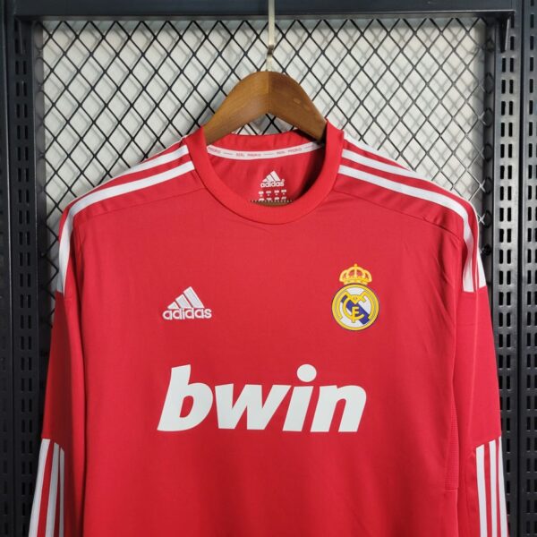 Real Madrid 2011-12 Third Away Long Sleeve Retro Jersey - Image 9
