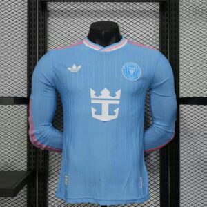 Inter Miami 2025-26 Second Away Long Sleeved Jersey Player Version