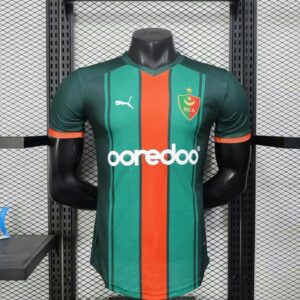 MCA Mouloudia 2025-26 Green & Red Special Edition Jersey Player Version