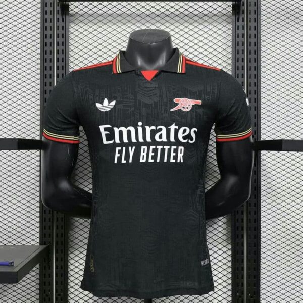 Arsenal 2025-26 Black Special Edition Jersey Player Version