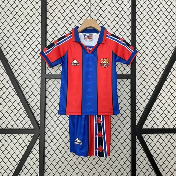 Barcelona 1995-97 Home Retro Kids Kit