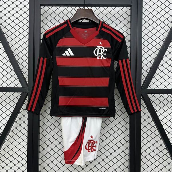 Flamengo 2025-26 Home Kids Kit