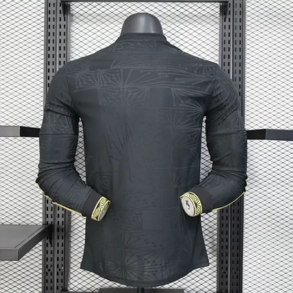 Mexico 2025-26 Gold Cup Edition Black Long Sleeve Jersey Player Version - Image 2