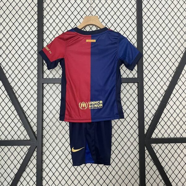 Barcelona 2024-25 Home Kids Kit - Image 2