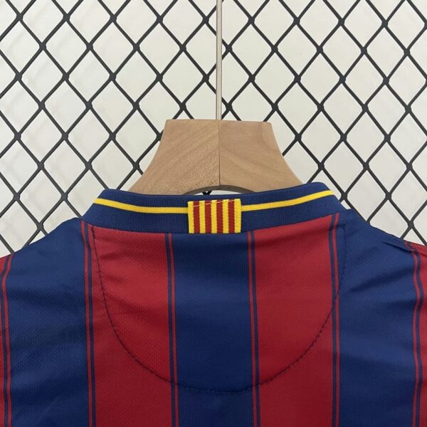 Barcelona 2009-10 Home Retro Kids Kit - Image 3