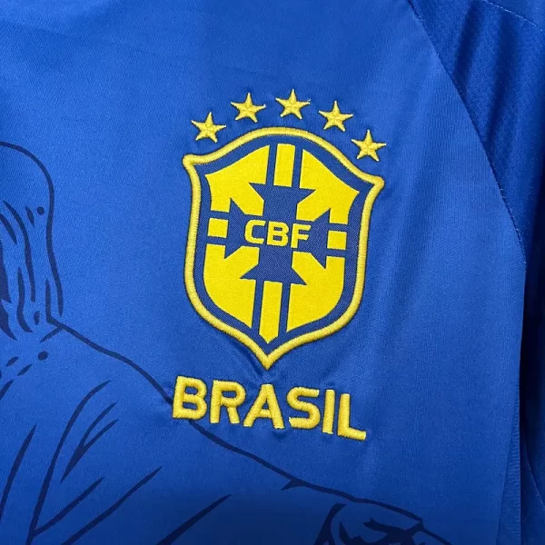 Brazil 2025-26 Special Edition Blue Jersey Fan Version - Image 5