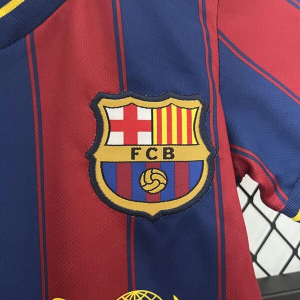Barcelona 2009-10 Home Retro Kids Kit - Image 6