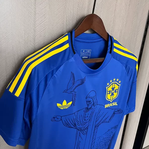 Brazil 2025-26 Special Edition Blue Jersey Fan Version - Image 7
