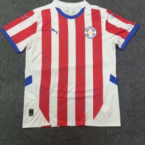 Paraguay 2024-25  Home Jersey Fan Version