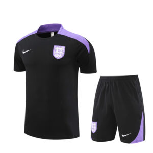 England 2024-25 Black Short Sleeve Training Kit
