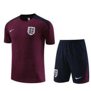 England 2024-25 Maroon Short Sleeve Training Kit