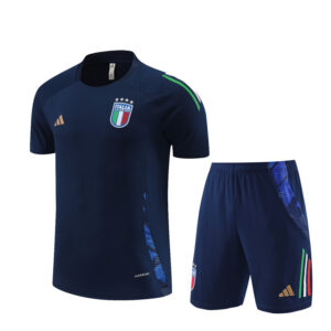 Italy 2024-25 Royal Blue Short Sleeve Training Kit