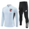 Japan 2025-26 Light Grey Half Zip Long Sleeve Training Kit