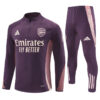Arsenal 2024-25 Purple Half Zip Long Sleeve Training Kit