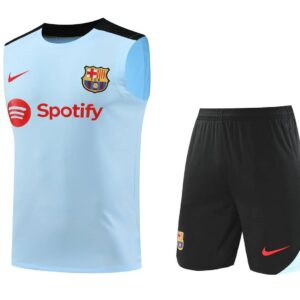 Barcelona 2024-25 Light Blue Vest Training Kit