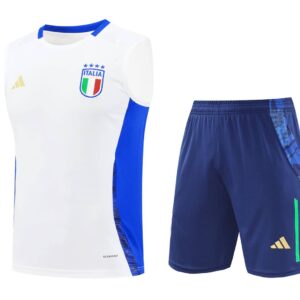 Italy 2024-25 White Navy Vest Training Kit