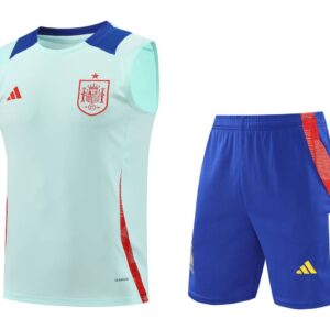 Spain 2024-25 Sky Blue Vest Training Kit