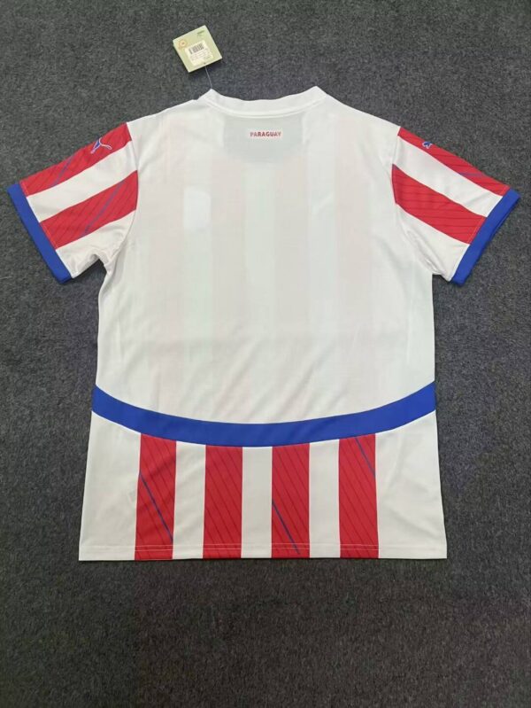 Paraguay 2024-25  Home Jersey Fan Version - Image 2