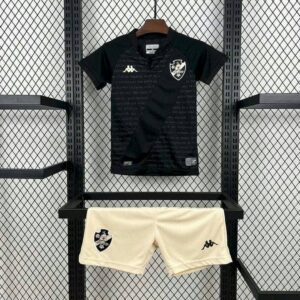 Vasco da Gama 2024-25 Black Kids Kit