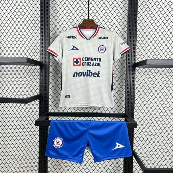 Cruz Azul 2025-26 Away Kids Kit