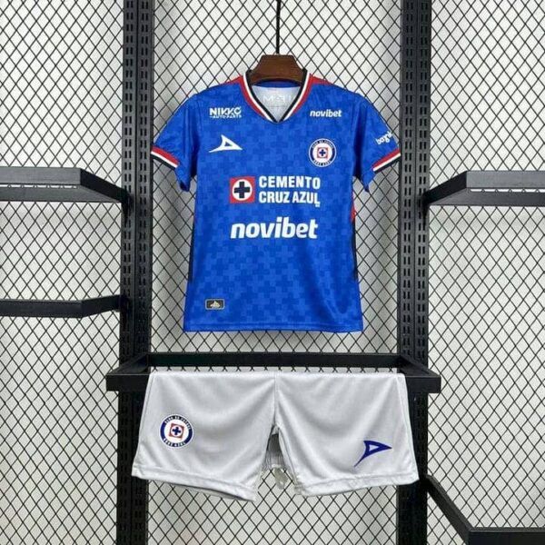 Cruz Azul 2025-26 Home Kids Kit