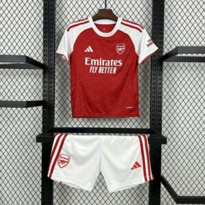 Arsenal 2025-26 Home Kids Kit