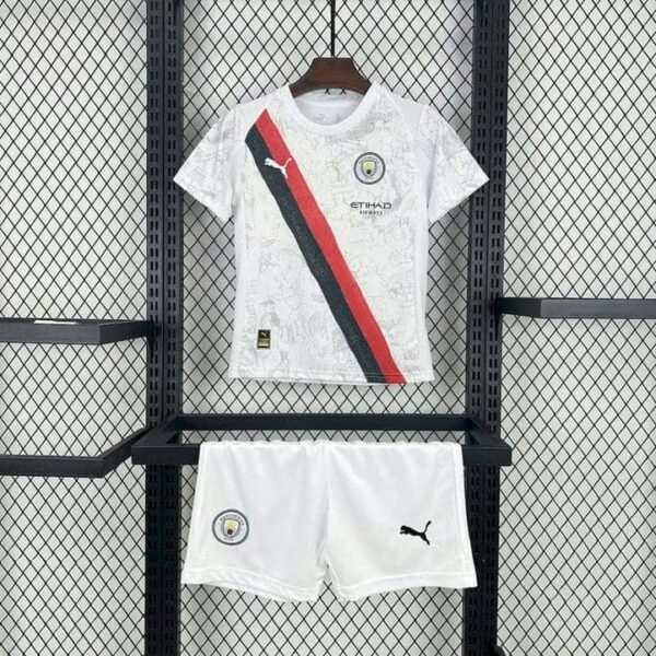 Manchester City 2025-26 Away Kids Kit