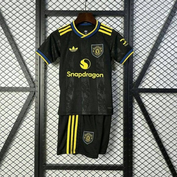 Manchester United 2025-26 Third Away Kids Kit