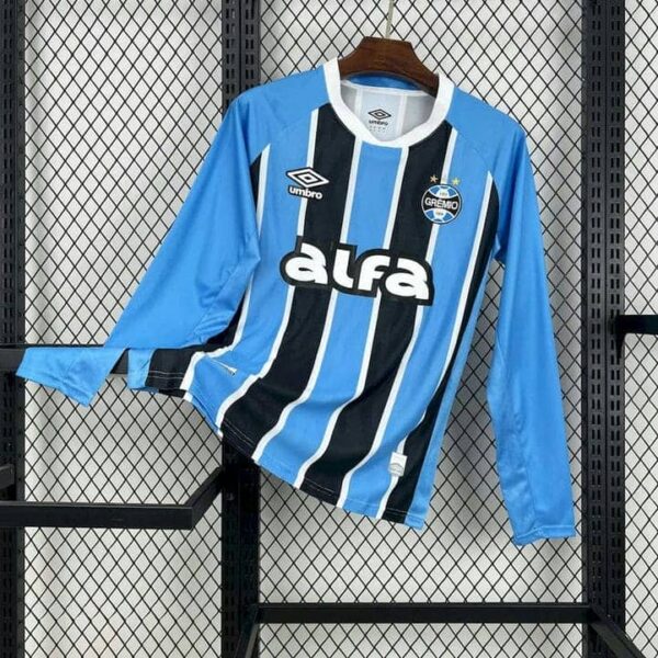 Gremio 2025-26 Home Long Sleeves Jersey Fan Version