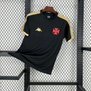 Vasco da Gama 2025-26 Black Gold Supporter Jersey Fan Version