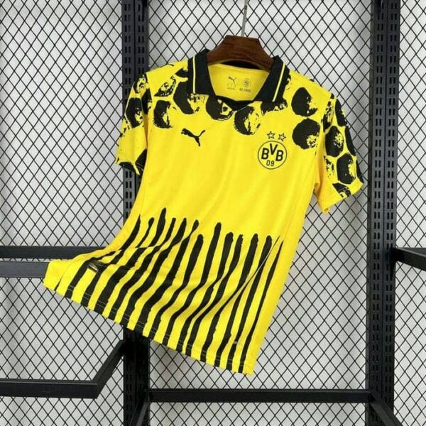 Borussia Dortmund 2025-26 Black Brushstroke Graphic Special Edition Jersey