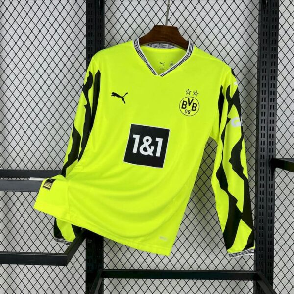 Borussia Dortmund 2025-26 Neon Yellow Goalkeeper Long Sleeves Special Edition Jersey