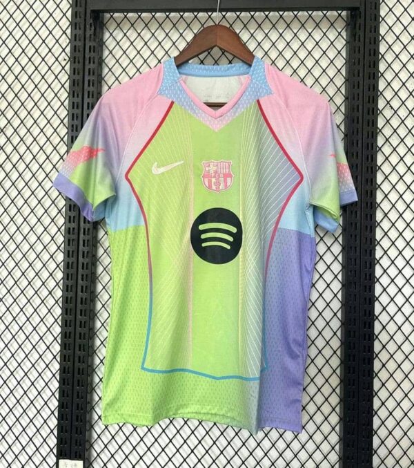 Barcelona 2025-26 Bamboo Green & Pink Special Edition Jersey