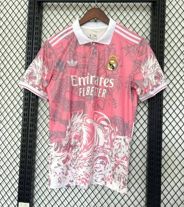 Real Madrid 2025-26 Pink Dragon Special Edition Jersey