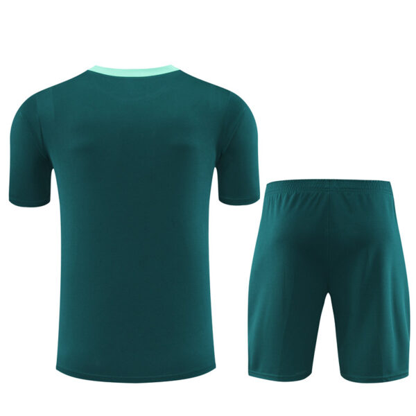 Tottenham Hotspur 2024-25 Dark Green Short Sleeve Training Kit - Image 2