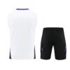 Real Madrid 2024-25 White Purple Vest Training Kit - Image 2